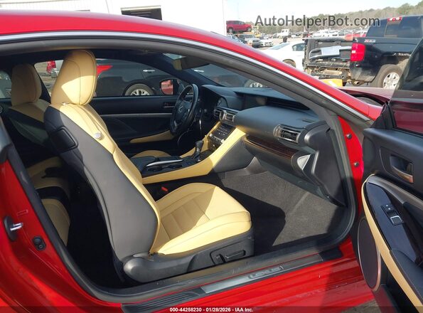 JTHHZ5BC8K5020434 2019 LEXUS RC 350 Red Vista interior delantera