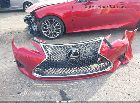 JTHHZ5BC8K5020434 2019 LEXUS RC 350 Red Vista del cuadro de instrumentos