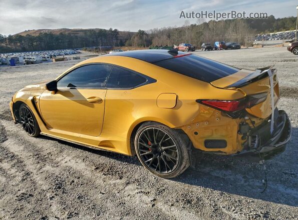 JTHJP5BC3L5007633 2020 LEXUS RC-F Yellow Rear left