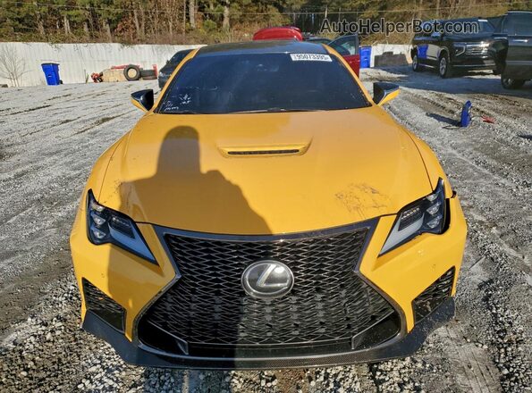 JTHJP5BC3L5007633 2020 LEXUS RC-F Yellow Front view