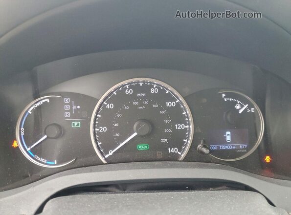 JTHKD5BH0G2255063 2016 LEXUS CT White Vista del cuadro de instrumentos