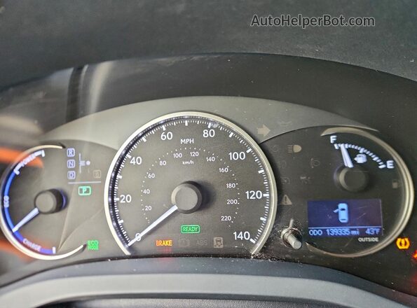 JTHKD5BH0G2271375 2016 LEXUS CT Silver Widok zestawu wskaźników