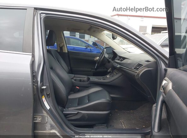 JTHKD5BH2G2254805 2016 LEXUS CT 200H Серый Вид салона спереди