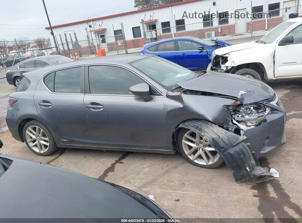 JTHKD5BH2G2254805 2016 LEXUS CT 200H Серый Вид задней части салона