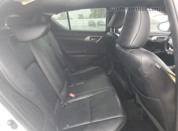 JTHKD5BH2G2255274 2016 LEXUS CT White უკანა სავარძლების ხედი