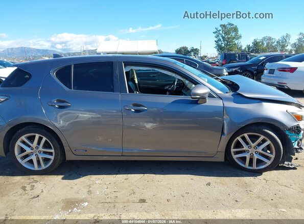 JTHKD5BH8G2271804 2016 LEXUS CT 200H Gray ხელსაწყოთა პანელის ხედი