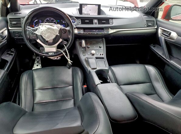 JTHKD5BHXG2265888 2016 LEXUS CT Red Вид панелі приладів