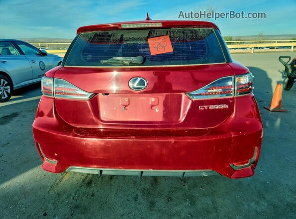 JTHKD5BHXH2293496 2017 LEXUS CT Red Widok z tyłu