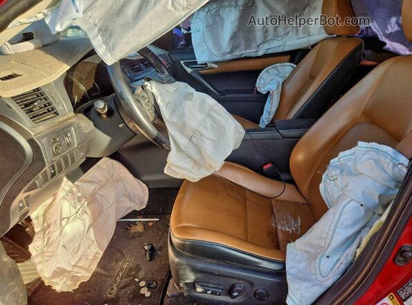 JTHKD5BHXH2293496 2017 LEXUS CT Red Widok wnętrza z przodu