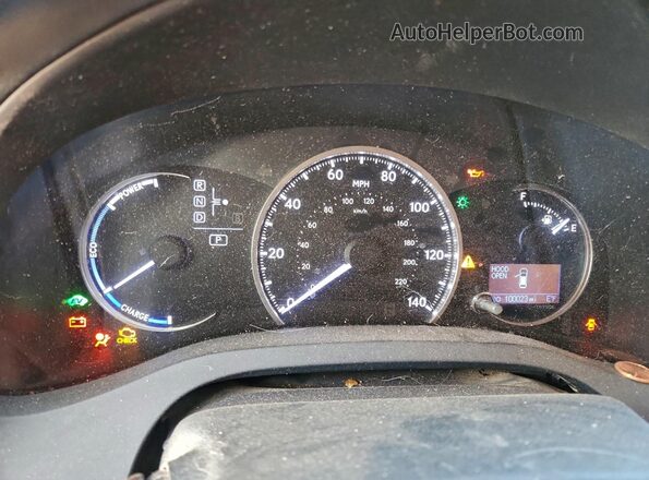 JTHKD5BHXH2293496 2017 LEXUS CT Red Widok zestawu wskaźników