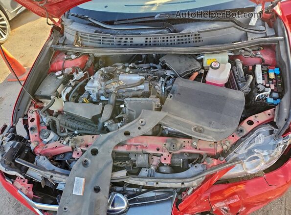 JTHKD5BHXH2293496 2017 LEXUS CT Red Widok wnętrza z tyłu