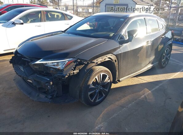JTHP3JBH8L2023211 2020 LEXUS UX 200 Black Առջևի ձախ երեք քառորդ տեսարան