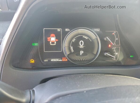 JTHP6JBHXR2168590 2024 LEXUS UX Черный Вид щитка приборов