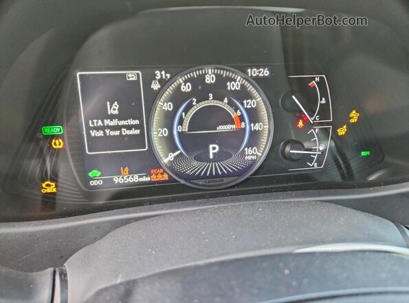 JTHP9JBH6L2028132 2020 LEXUS UX Red Вид щитка приладів