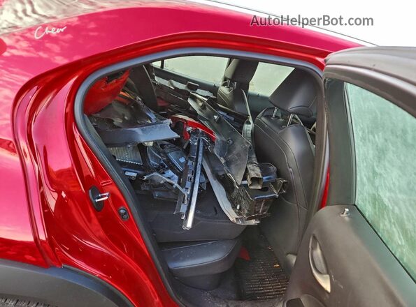 JTHP9JBH6L2028132 2020 LEXUS UX Red Вид задніх сидінь