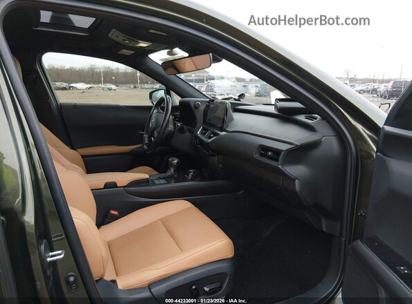 JTHP9JBHXP2066792 2023 LEXUS UX 250H Green Вид салону спереду