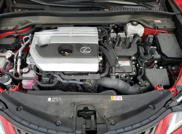JTHP9JBHXR2079805 2024 LEXUS UX Red Rear interior view