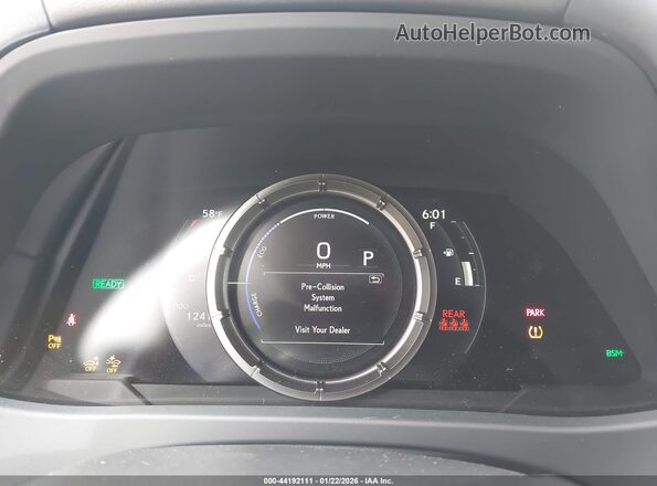JTHR6JBH2R2191239 2024 LEXUS UX 250H White უკანა სავარძლების ხედი