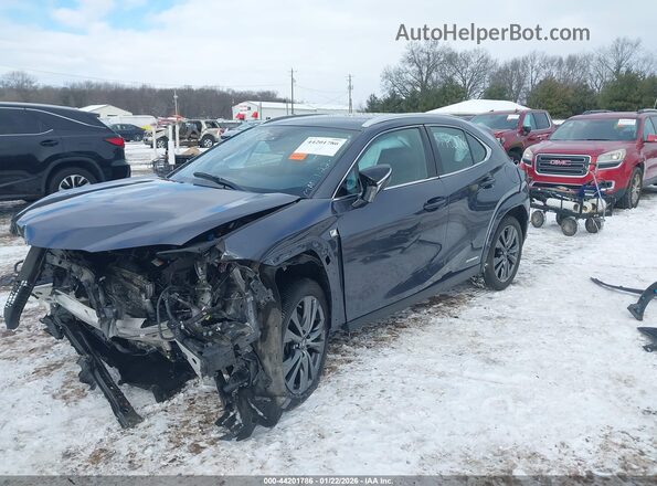 JTHR9JBH8N2059782 2022 LEXUS UX 250H Gray Առջևի ձախ երեք քառորդ տեսարան