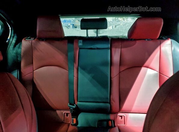 JTHR9JBH9N2056504 2022 LEXUS UX Black Rear seats view