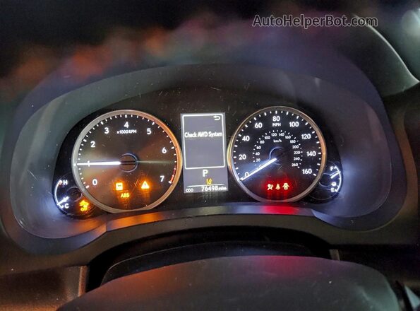 JTHS85BC2K5004688 2019 LEXUS RC Gray Widok zestawu wskaźników