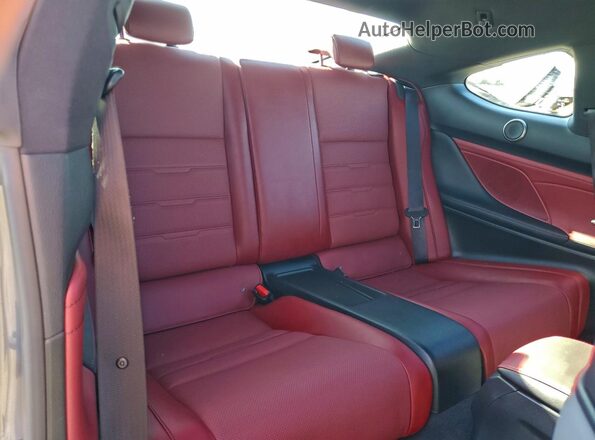 JTHSE5BC3H5007858 2017 LEXUS RC Gray Widok tylnych siedzeń