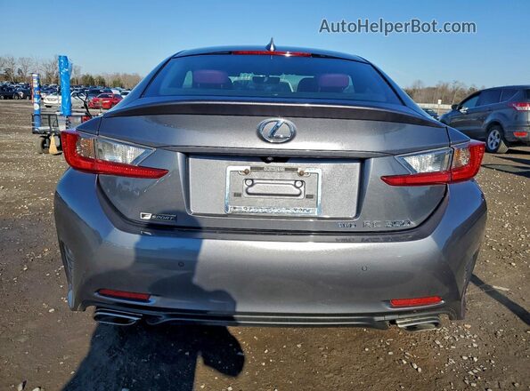 JTHSE5BC3H5007858 2017 LEXUS RC Gray Widok z tyłu