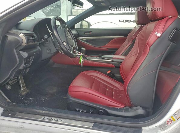 JTHSE5BC4H5007836 2017 LEXUS RC White Front interior view