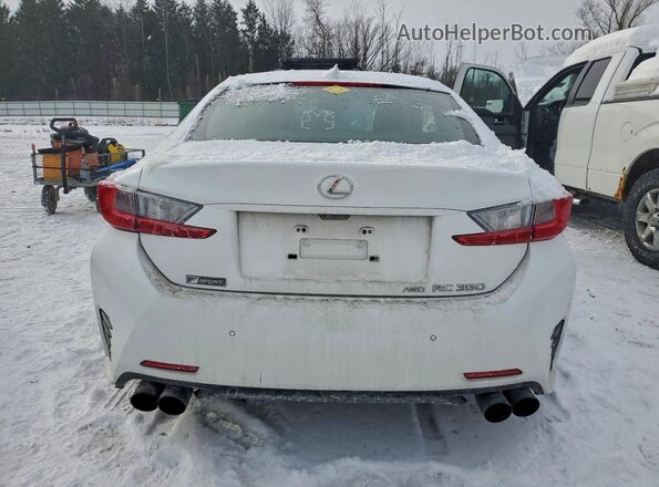 JTHSE5BC4H5007836 2017 LEXUS RC White Rear view