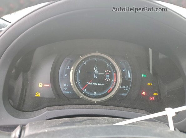 JTHSE5BC4H5007836 2017 LEXUS RC White Instrument cluster view