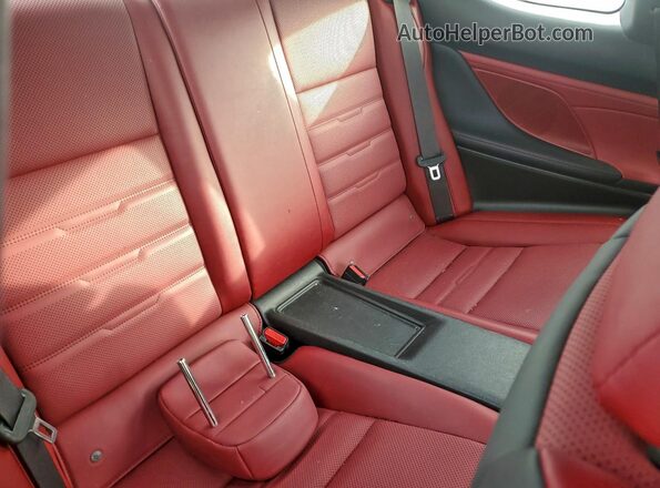 JTHSE5BC4H5007836 2017 LEXUS RC White Rear seats view