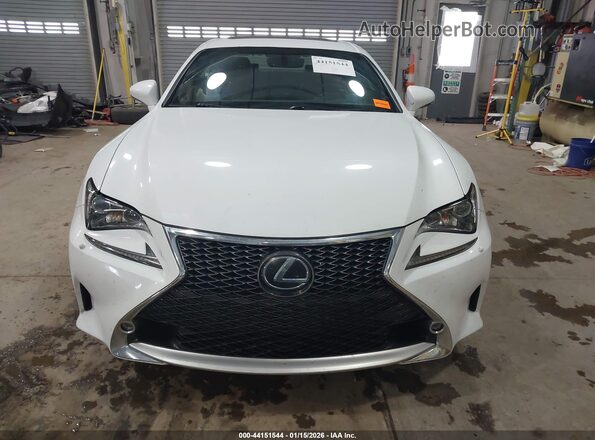 JTHSE5BC6H5007286 2017 LEXUS RC 350 White Widok zestawu wskaźników