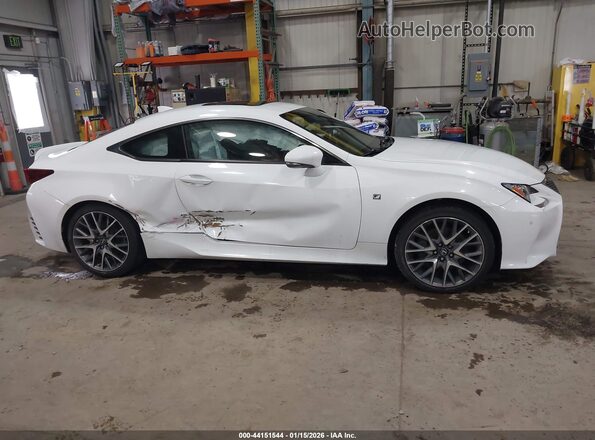 JTHSE5BC6H5007286 2017 LEXUS RC 350 White Widok wnętrza z tyłu