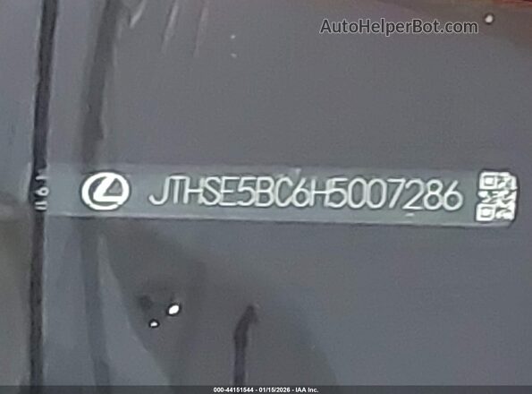 JTHSE5BC6H5007286 2017 LEXUS RC 350 White Widok komory silnika