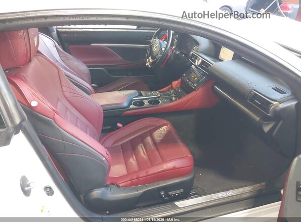 JTHSM5BC1G5000523 2016 LEXUS RC 300 White Widok wnętrza z przodu
