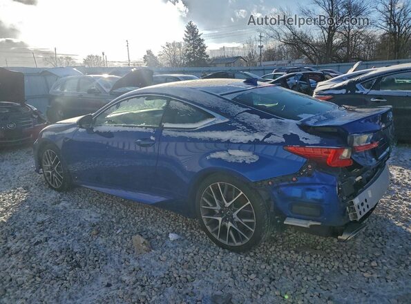JTHSM5BC3G5000118 2016 LEXUS RC Blue Rear left