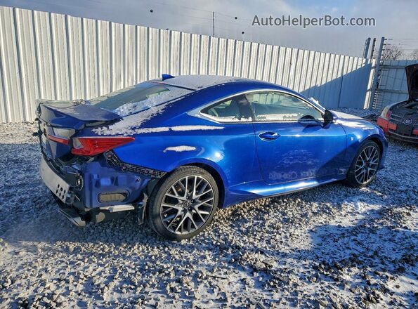 JTHSM5BC3G5000118 2016 LEXUS RC Blue Rear right