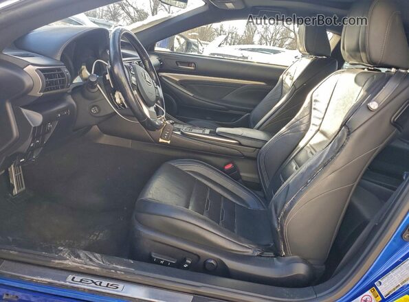 JTHSM5BC3G5000118 2016 LEXUS RC Blue Front interior view