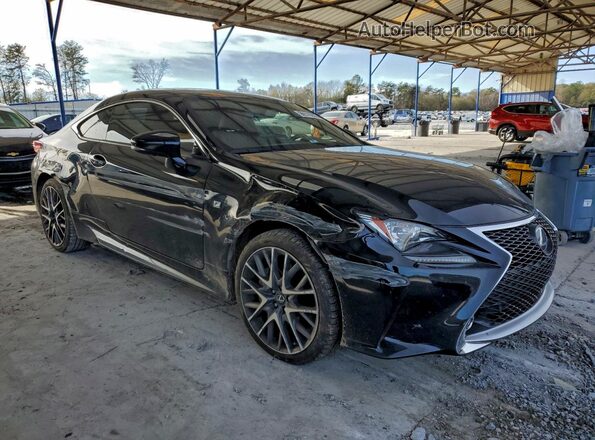 JTHSM5BC3H5003893 2017 LEXUS RC Black Przód prawy