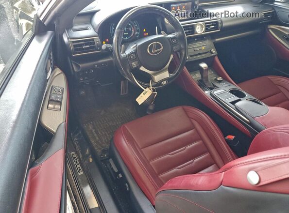 JTHSM5BC3H5003893 2017 LEXUS RC Black Widok deski rozdzielczej