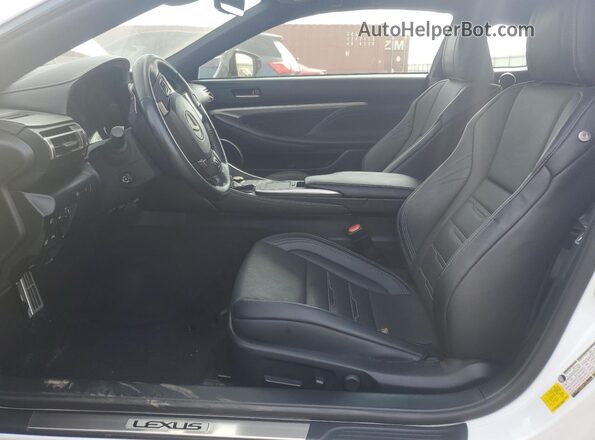 JTHSZ5BC2K5009399 2019 LEXUS RC Белый Вид салона спереди