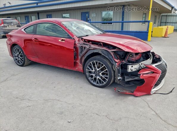 JTHSZ5BC9J5008667 2018 LEXUS RC Red Delantero derecho