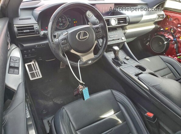 JTHSZ5BC9J5008667 2018 LEXUS RC Red Vista del salpicadero