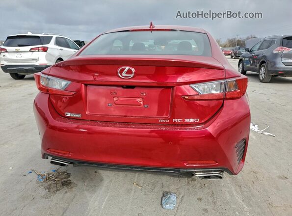 JTHSZ5BC9J5008667 2018 LEXUS RC Red Vista trasera