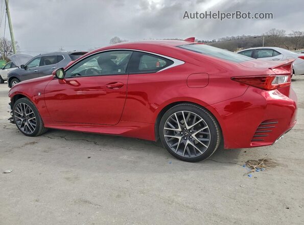 JTHSZ5BC9J5008667 2018 LEXUS RC Red Trasero izquierdo