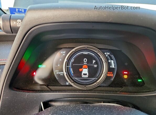 JTHU9JBH1K2012762 2019 LEXUS UX Black Instrument cluster view