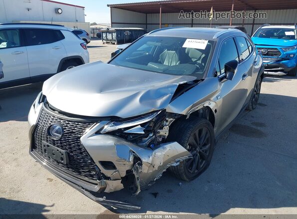 JTHU9JBH3K2014464 2019 LEXUS UX 250H Gray Widok z przodu