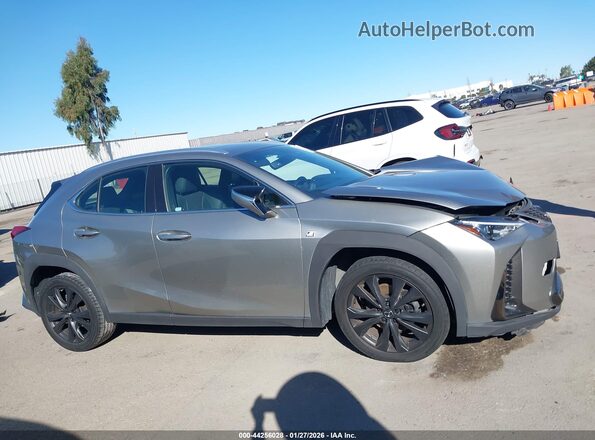 JTHU9JBH3K2014464 2019 LEXUS UX 250H Gray Widok zestawu wskaźników