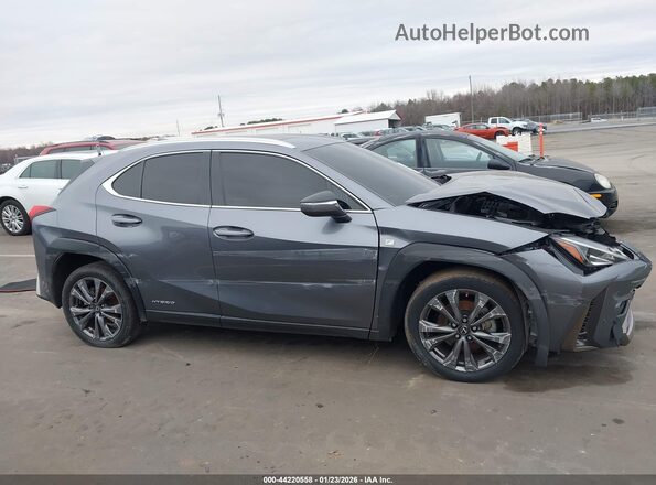 JTHU9JBH4K2002601 2019 LEXUS UX 250H Gray Vista interior de 360 grados