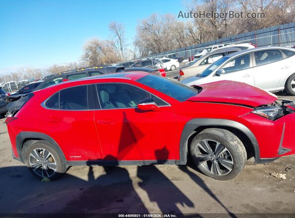 JTHU9JBH4K2004400 2019 LEXUS UX 250H Red Vista interior trasera
